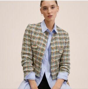 Autres Filles Tweed Blazer Multicolor Jacket